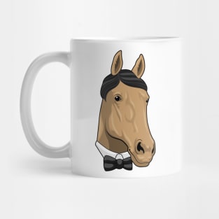 Horse as Gentleman with Bow tie Mug